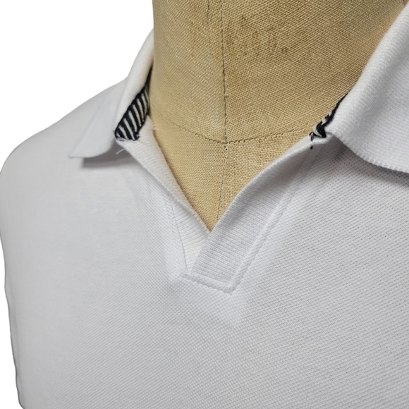 Karl Lagerfeld Paris Men's Johnny Collar Knight Pique Polo Shirt. Small. NWT. - Picture 7 of 7